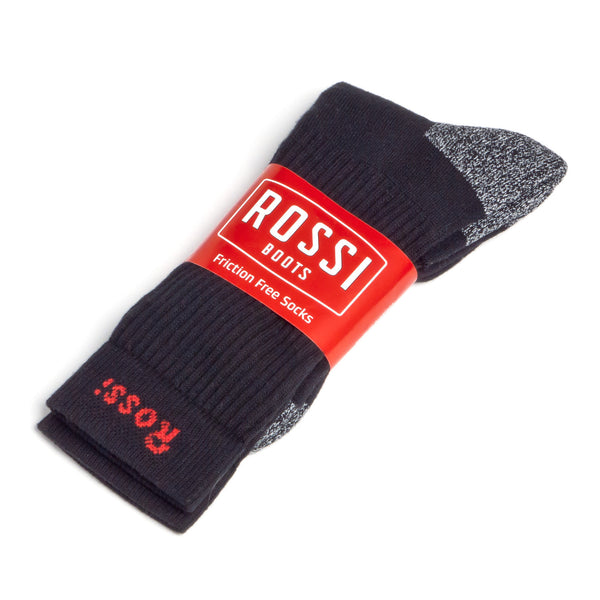 ROSSI Friction Free Socks, Black